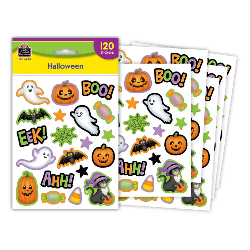 Docenten Gecreëerde Halloween Stickers (TCR6944)