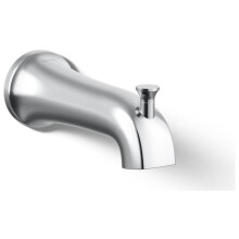 Kohler K-28563 Bocca per vasca con deviatore integrato temperato 6-3/8"" - Cromo lucido