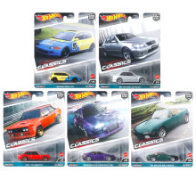 Hot Wheels Car Culture 2023 Classici moderni Set completo di 5 veicoli pressofusi dal pacchetto di rilascio FPY86-959E