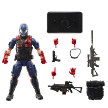 G.I. Joe Classified Series Retro Cardback Cobra Viper Sammlerstck, 15,2 cm groe Actionfigur mit 13 Zubehrteilen