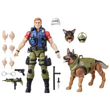 G.I. Joe Classified Series #157 Christopher Law Lavigne & Order Sammlerstck, 15,2 cm groe Actionfigur und Deutsche Schferhund-Figur mit 14 Zub