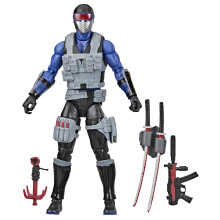 G.I. Joe Classified Series #165 Snake Eyes V4 Sammlerstck, 15,2 cm groe Actionfigur mit 7 Zubehrteilen