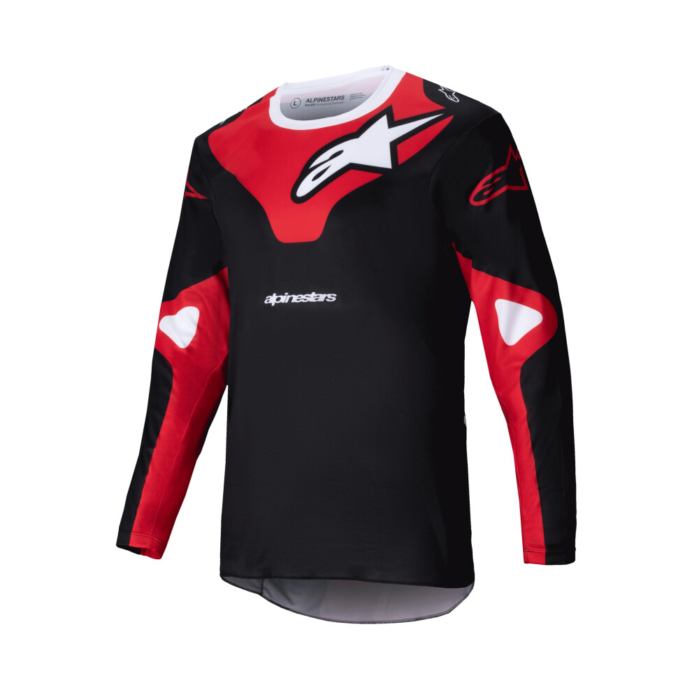 Alpinestars 3760425-1303-XL: Racer Veil Jersey Black/Bright Red Xl-image-OPC-PMCPB2X-NEW