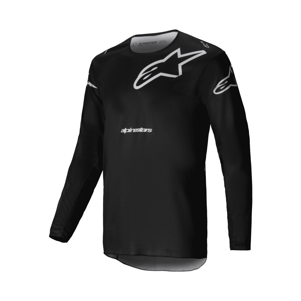 (M) Alpinestars Racer Graphite MX Jersey Black / Grey-image-OPC-PFTCCHG-NEW