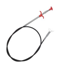 Flexible Hair Drain Clog Remover Tool, Sink Cleaning Hook, Spring Pipe Dredging Tool For Kitchen, Bathtub, Shower, Basins