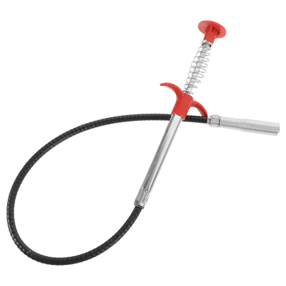Flexible Drain Cleaning Claw Tool Stainless Steel Pp Sink Clog Remover Hair Blockages Bendable Pipe Cleaner 9354506463076