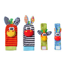 Baby Fuß Rasseln Socken Tier Plüsch Gefüllte