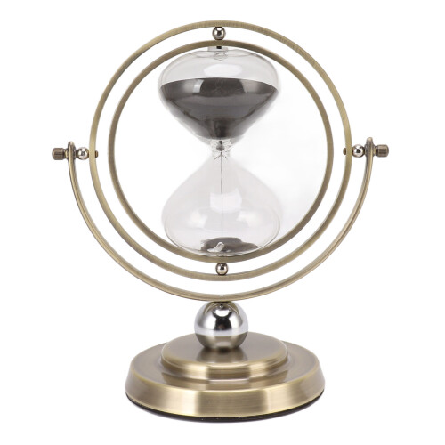Sanduhr aus Metall, schlicht, modern, genaue