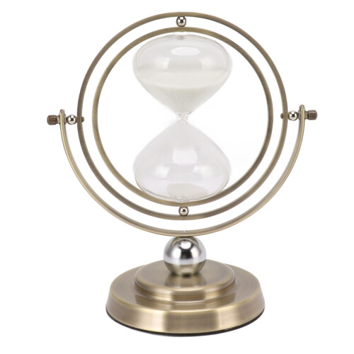 Sanduhr aus Metall, schlicht, modern, genaue