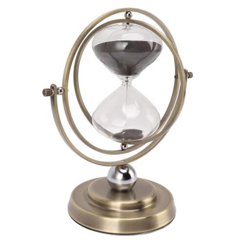 Sanduhr aus Metall, schlicht, modern, genaue 2