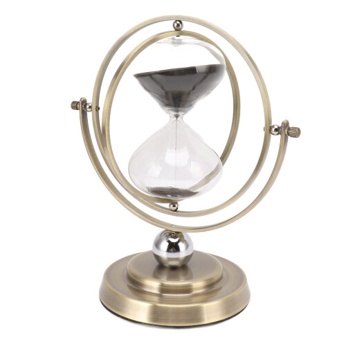 Sanduhr aus Metall, schlicht, modern, genaue 1