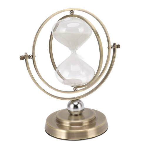 Sanduhr aus Metall, schlicht, modern, genaue 1