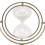 Sanduhr aus Metall, schlicht, modern, genaue 15