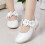 1 Paar Kinder Einlegesohlen Mode Schuhe (Weiß, Größe 30) 5