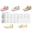 1 Paar Kinder Einlegesohlen Mode Schuhe (Weiß, Größe 30) 3