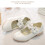 1 Paar Kinder Einlegesohlen Mode Schuhe (Weiß, Größe 30) 4