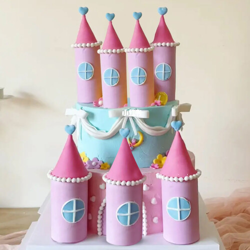 Conjunto De De Bolos Espuma Para Assar E Decorar 2