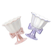 2 Unidades De Cerâmica Para Sorvete Com Taça Para