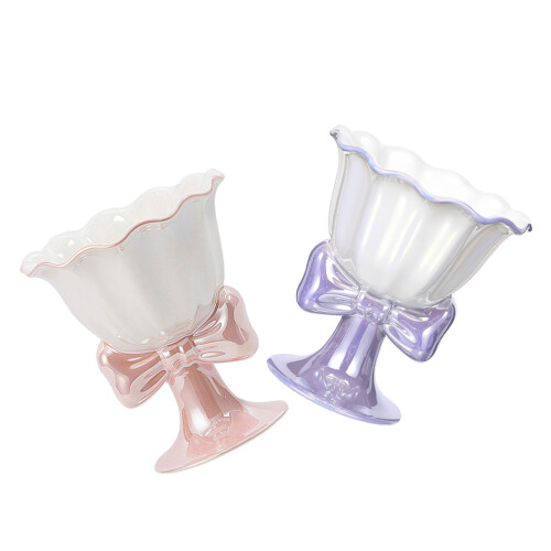 2 Unidades De Cerâmica Para Sorvete Com Taça Para