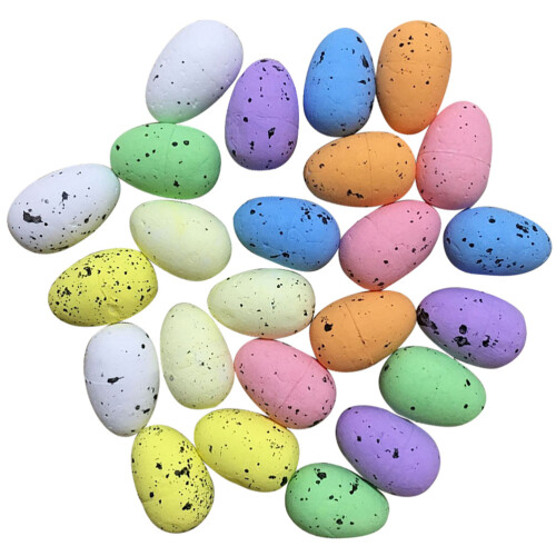 200 Unidades Mini De Páscoa Coloridos Espuma Para
