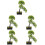 5 Unidades Enfeite De Árvore De Artificial Bonsai Vaso 8