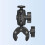 Outdoor Satellite Dish Mounting Clamp With 1/4-Inch Thread Interfaces And Rust-Resistant Construction 4