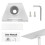 Satellite Pole Mount Adapter, Pole Mount Bracket, Pipe Adapter, High-Performance Bracket, Internet Kit Compatible 1
