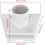 Satellite Pole Mount Adapter, Pole Mount Bracket, Pipe Adapter, High-Performance Bracket, Internet Kit Compatible 4
