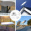 Satellite Pole Mount Adapter, Pole Mount Bracket, Pipe Adapter, High-Performance Bracket, Internet Kit Compatible 3