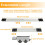 2PCS Extendable Appliance Dolly Rollers Furniture 5
