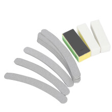 13 Nagelmodellage Set Mit Schleiffeile Polierblock UV Gel Werkzeug