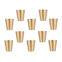 10Stk Goldenes Kupfer Schrankbeschläge Einfaches Design