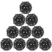 10 Dekorative Nietknöpfe Mit Diamant Schnalle
