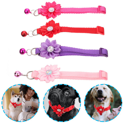 4St Comfortabele Kat Hond Halsband Design Met 2