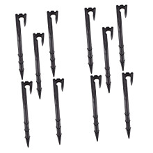 Garden Ground Stakes 20Pcs PP Material Drip Irrigation Gardening Support Nails Easy To Install