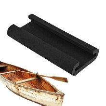 Dragon Boat Seat Pad Flotation Cushion, Breathable Support, Long-Distance Rowing Compatible, Universal Fit Black