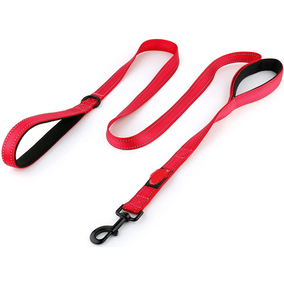 Dog Leash  Lead for Large Dogs or Medium Dogs Training Reflective Leashes Dual Handle