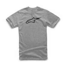 T-shirt Alpinestars manches courtes homme coton Ageless Classic Gris chiné Noir