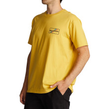 T-shirt Billabong manches courtes en coton pour homme, jaune soleil