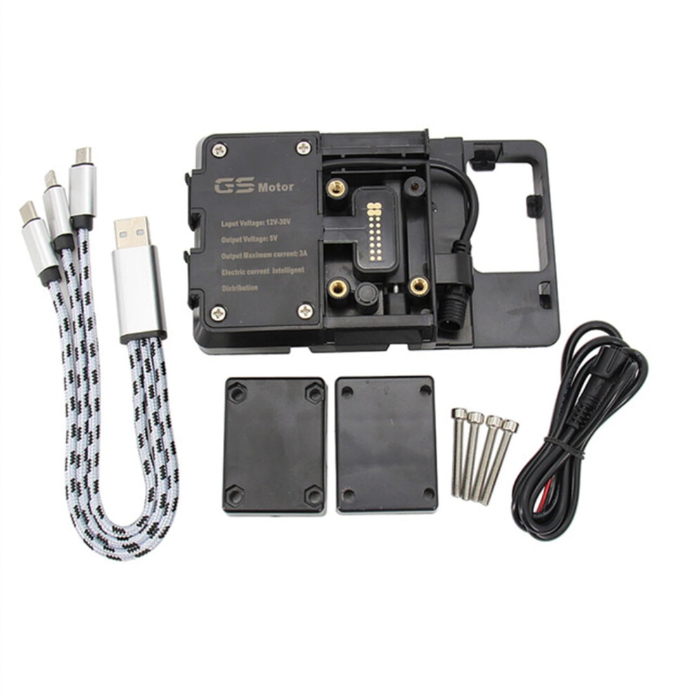 Motorcycle Mobile Phone Holder For V-Strom 650 Xt 2015-2016 Rechargeable Gps Navigator Mount Phone Bracket 9393856534395