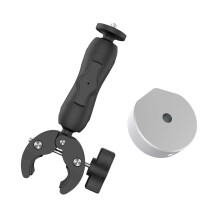 Round Poles Satellite Antennas Bracket Aluminum With 1/4-Inch Screw Adapter Easy To Mount