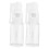 2Pz Spray Polvere Trasparente ABS Facile Usare Per Cosmetici 7