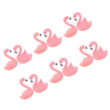 12St Roze Flamingo Cakeornament Decoratie Duurzaam En Levendig