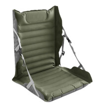Inflatable Stadium Seat Portable Camping Chair Ergonomic Ground Chair Cushion For Travel Hiking Beach Fishing Army Green