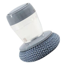 Durability Pots Cleaning Brush Soap Detergent Dispenser Nonstick Cookware Safe NonScratch Sponges Home Restaurant Use