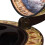 Massiivipuinen world globe mini globe bar kotibaarin pulloteline 4
