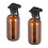 Sprühflasche Glas braun, 2er Set 1
