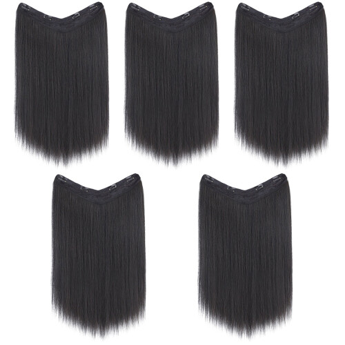 5 Unidades Extensión De Con Clip Largo Para Mujer 2