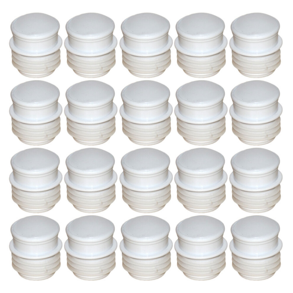 Inoomp 60 Pcs Plastic Household Hot Water Bottle Stoppers Insulation Plugs