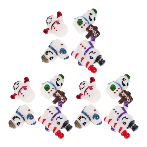 24 Pezzi Mini Neve In Per Decorazioni Natalizie 1